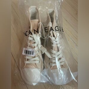 American Eagle High-Top Lace Sneakers